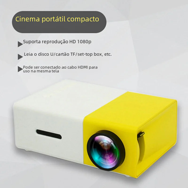 Portable Mini YG300 LED Projector for Home Use 1080p