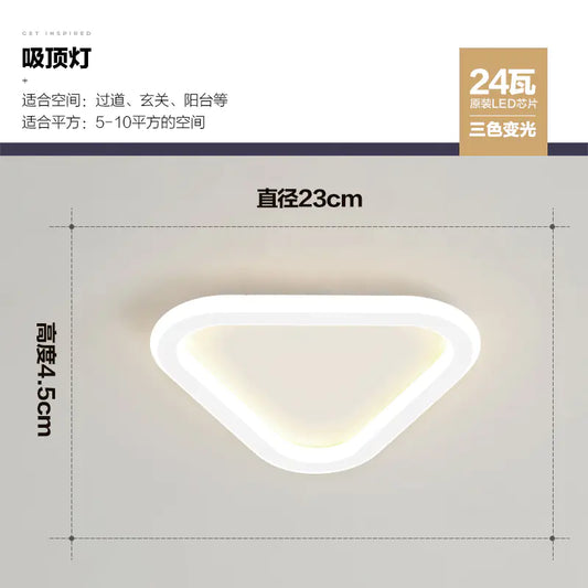 Modern Minimalist Ceiling Light for Hallway and Balcony