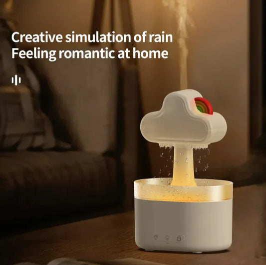 Rainbow Rain Cloud Ultrasonic Humidifier with LED Light