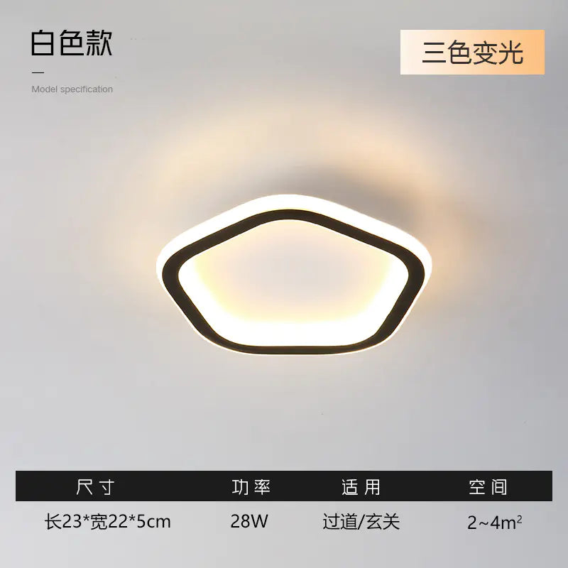 Modern Minimalist Ceiling Light for Hallway and Balcony