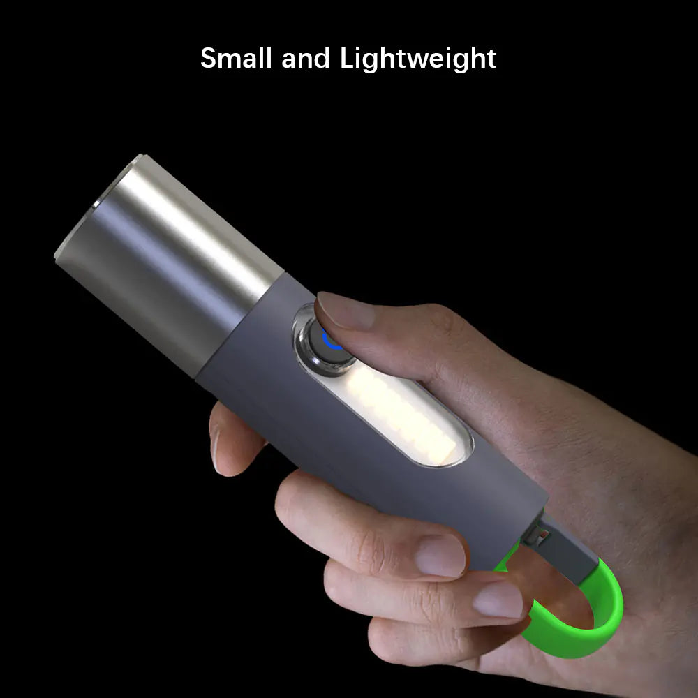 USB Rechargeable Waterproof Ultra Bright LED Flashlight